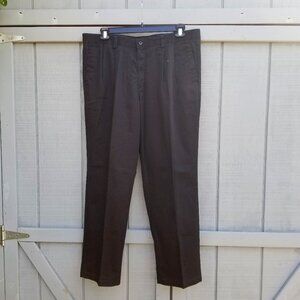 Men's 38W x 30L Dockers Black Khaki Relaxed-Fit Pants